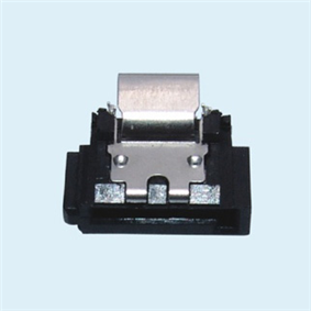 SATA-7P line end with iron shell with elastic riveting